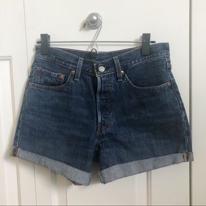 Levi’s 501 Dark Wash Shorts